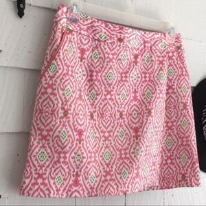 Peter Millar Pink Mini A-Line Skirt